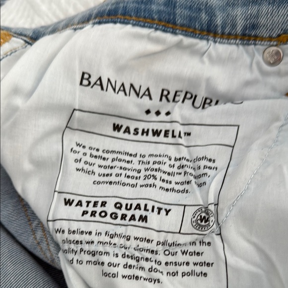 Banana Republic Blue Flare Wide Leg Jeans NEW size 16 - Picture 4 of 4